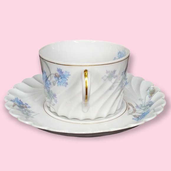 Haviland Limoges Dining Haviland Limoges Teacup Saucer Set Bergere